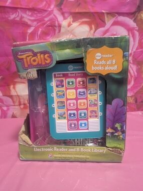 Trolls Me Reader Electronic Reader & 8-Book Library - Teal
